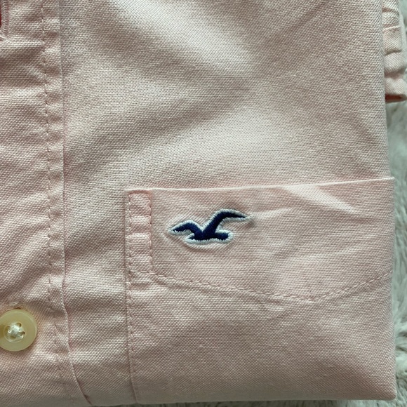 Hollister Long Sleeve Button Down Men’s Shirt - Picture 2 of 5